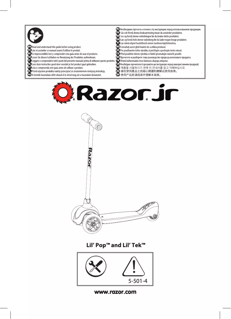 First page image of the manual for Lil' Tek