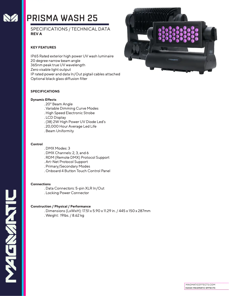 Image de la première page du manuel de l'appareil Prisma Wash 25