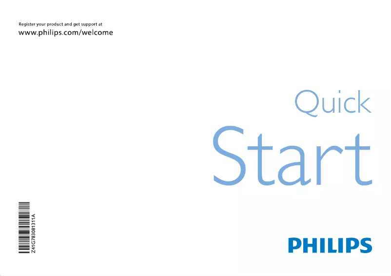 Imagen de la primera página del manual del dispositivo 22PFL3405H