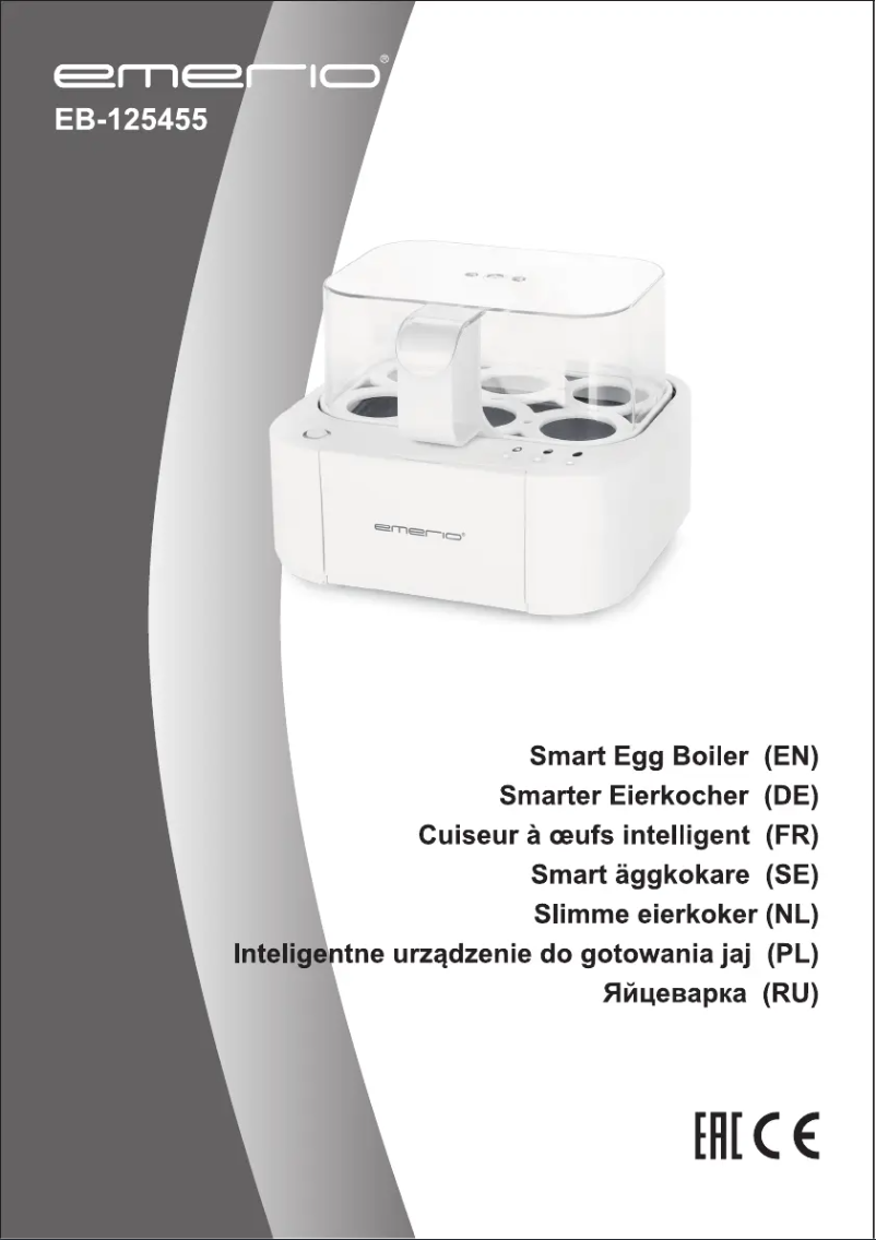 Page 1 de la notice Manuel utilisateur Emerio EB-125455