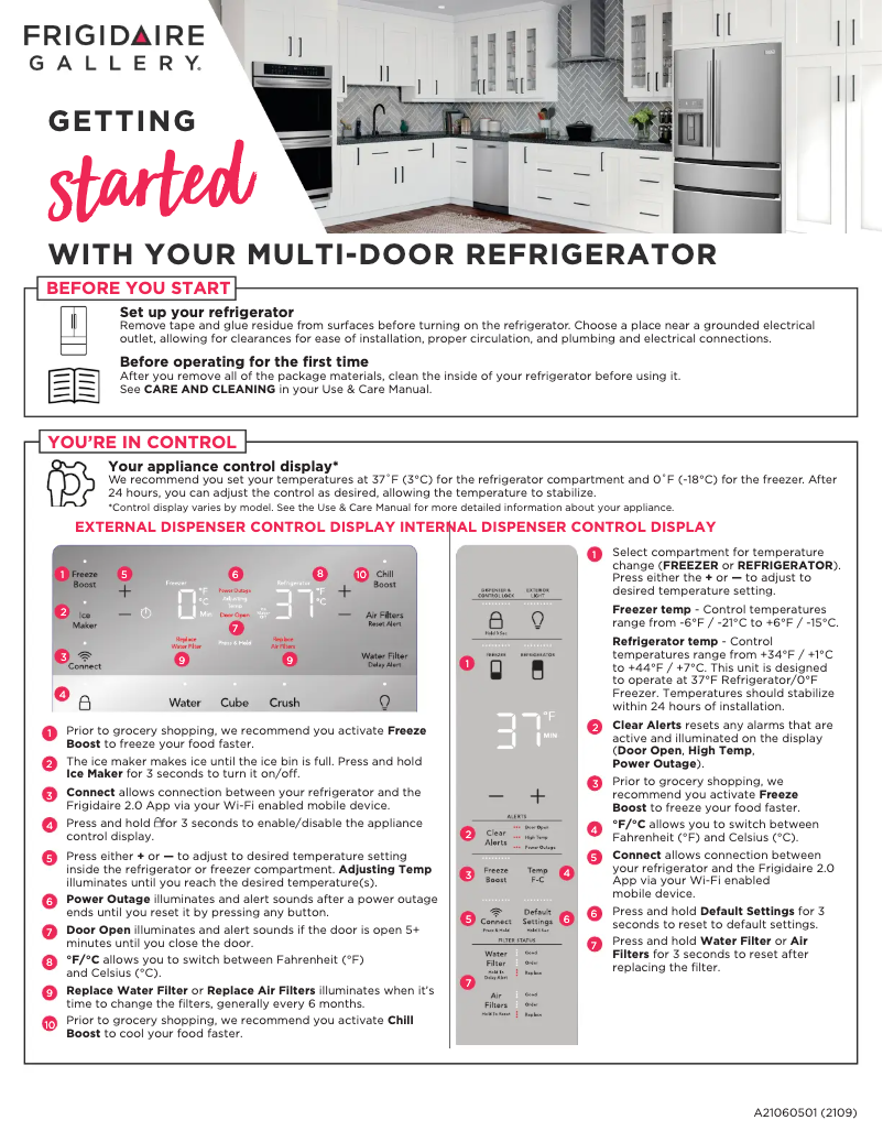 Image de la première page du manuel de l'appareil GRMC2273BD