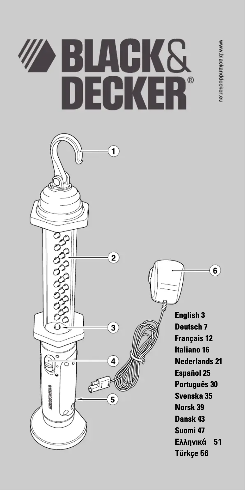 Page 1 de la notice Manuel utilisateur Black & Decker BDBB26