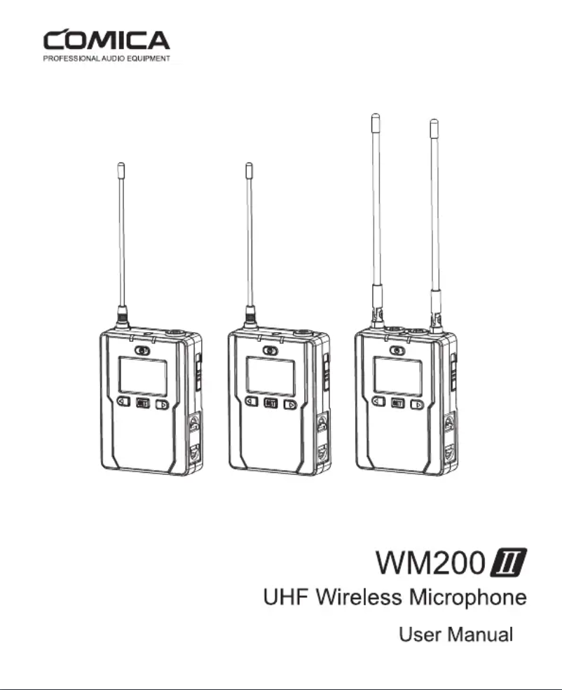 Image de la première page du manuel de l'appareil WM200Ⅱ