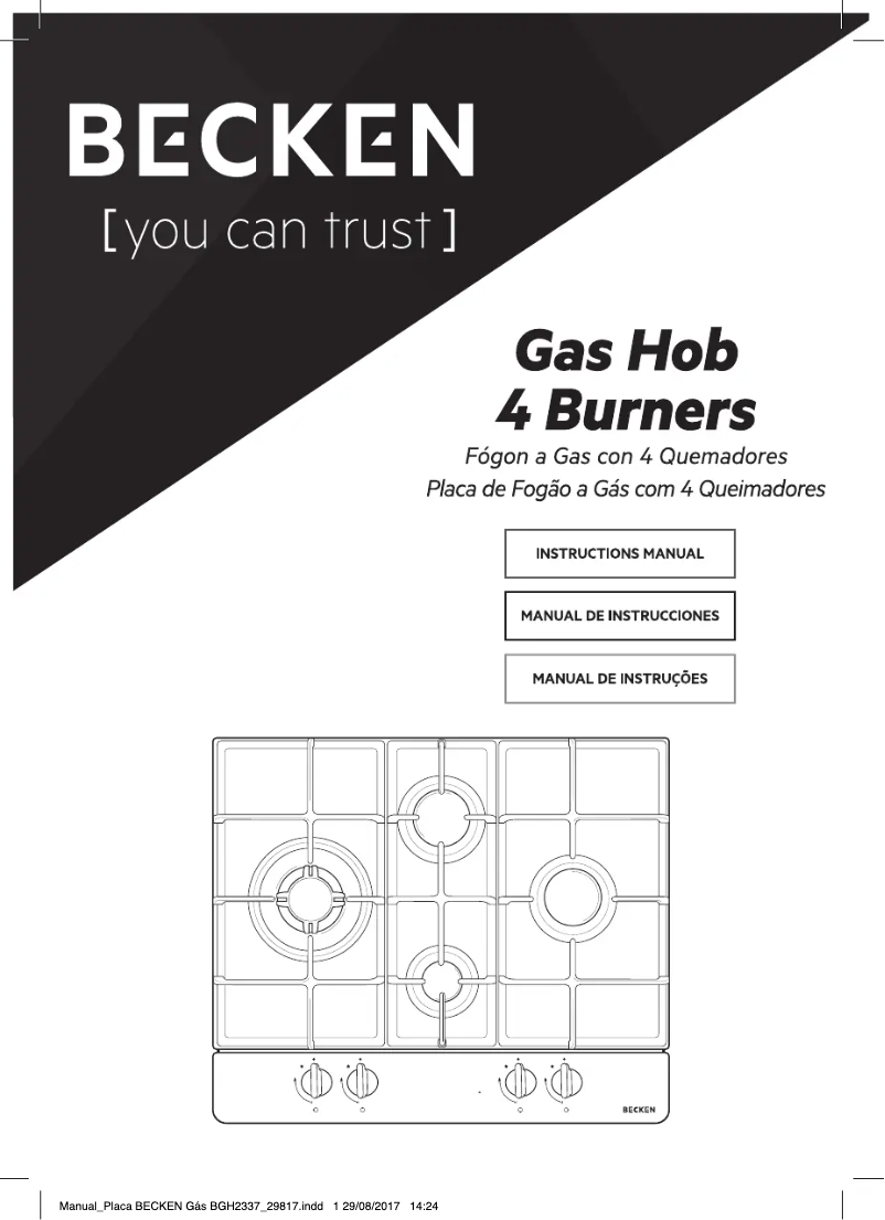 Image de la première page du manuel de l'appareil BGH2337