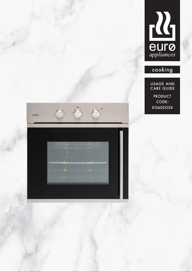 Page n°1 - Manuel utilisateur Euro Appliances EO60SOSX