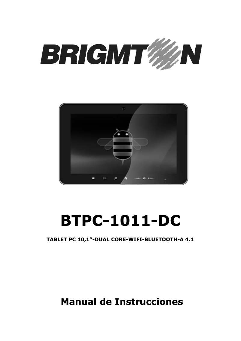 Page 1 de la notice Manuel utilisateur Brigmton BTPC-1011DC