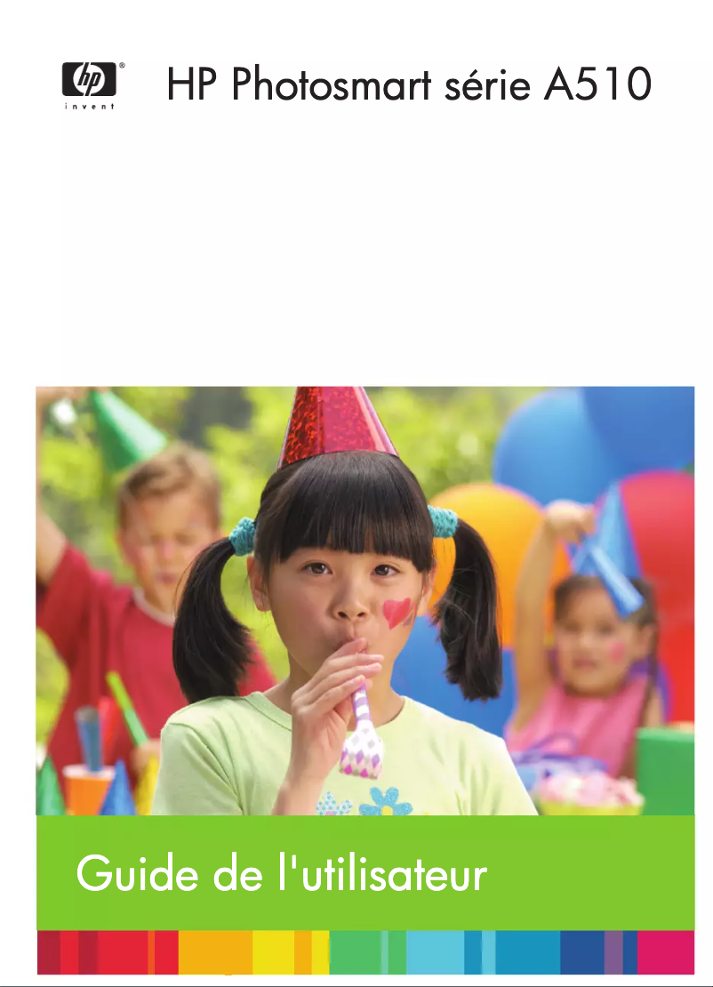 Imagen de la primera página del manual del dispositivo Photosmart A510