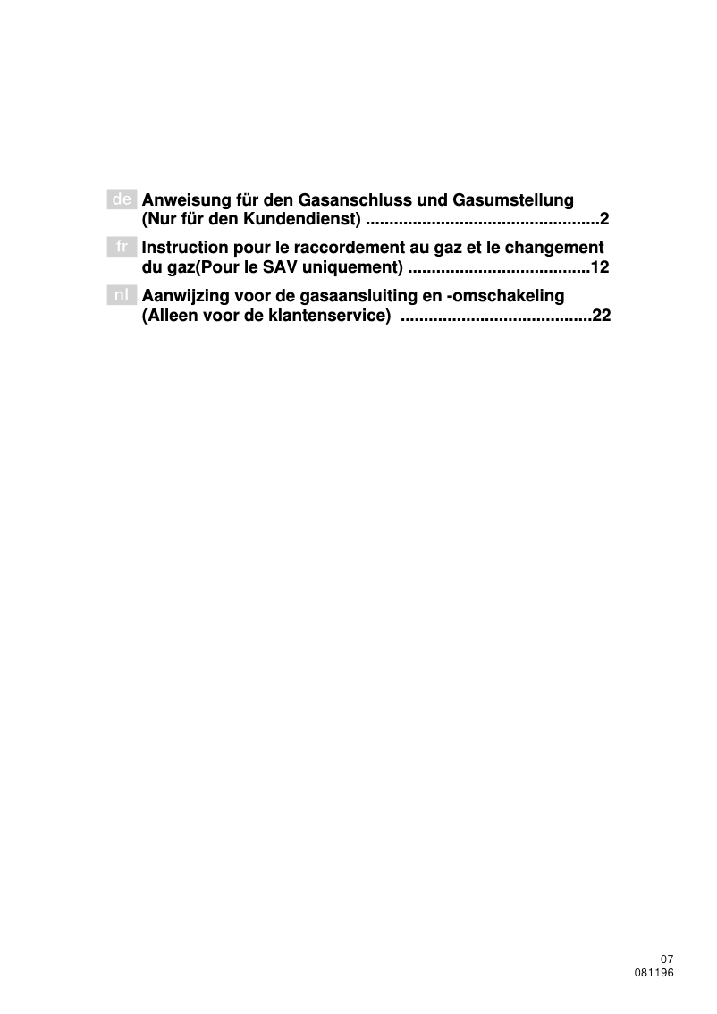 Page n°1 - Guide d'installation Siemens HX745225