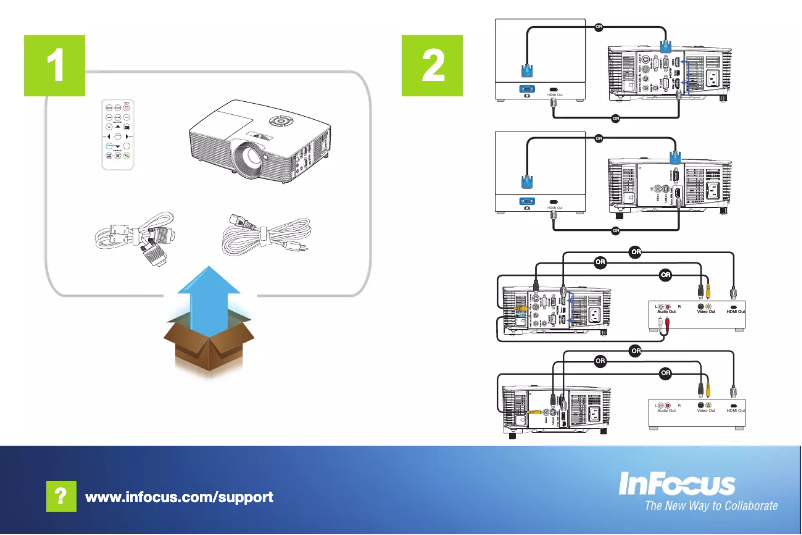 Page n°1 - Manuel utilisateur InFocus IN116XV