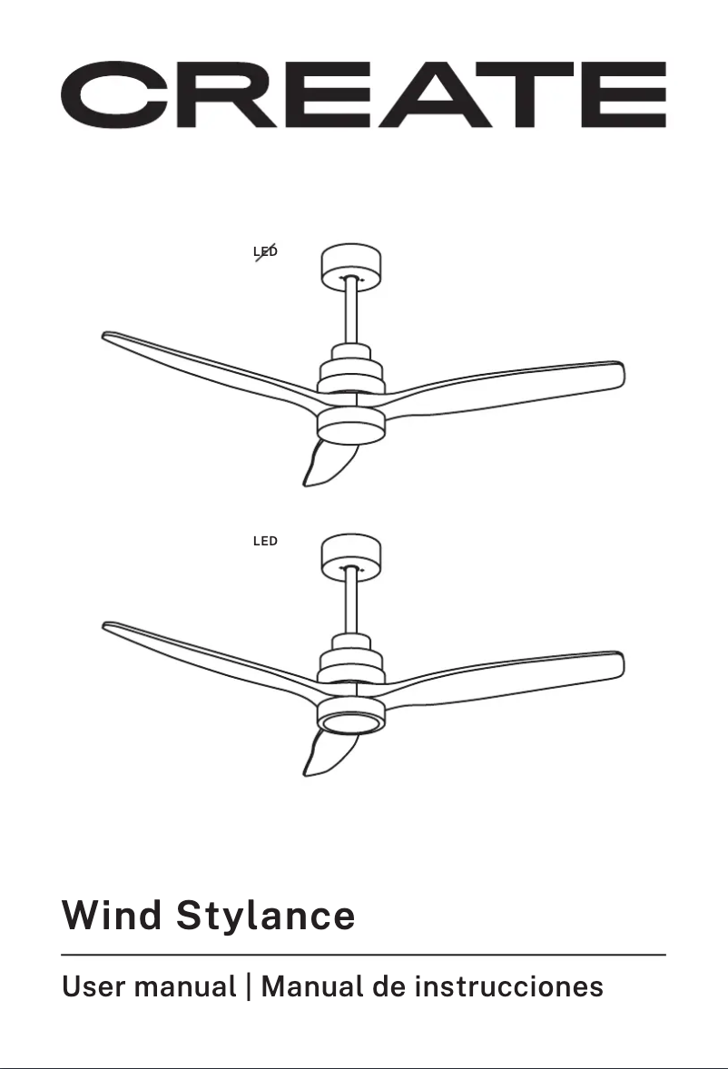 Página 1 del manual Manual de usuario Create WIND STYLANCE