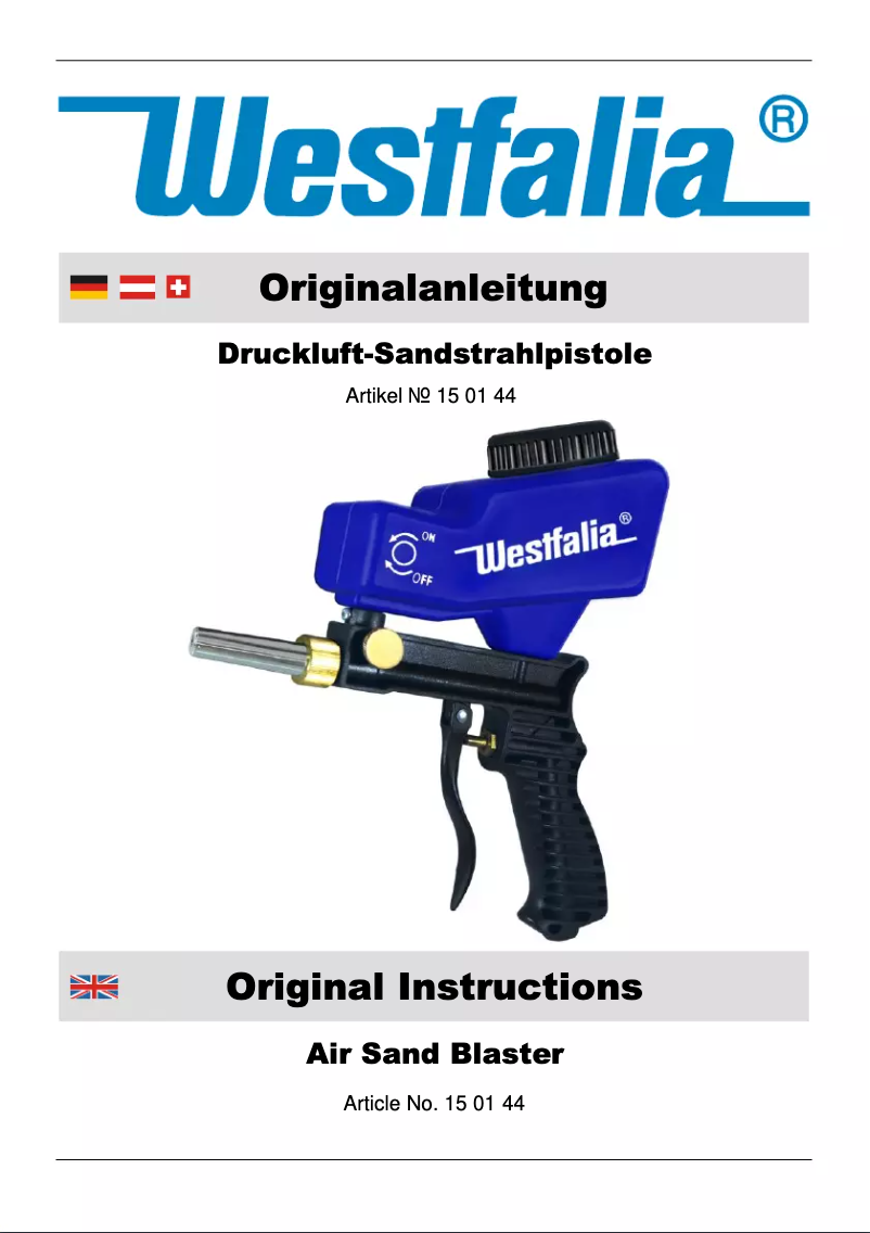 Image de la première page du manuel de l'appareil 150144