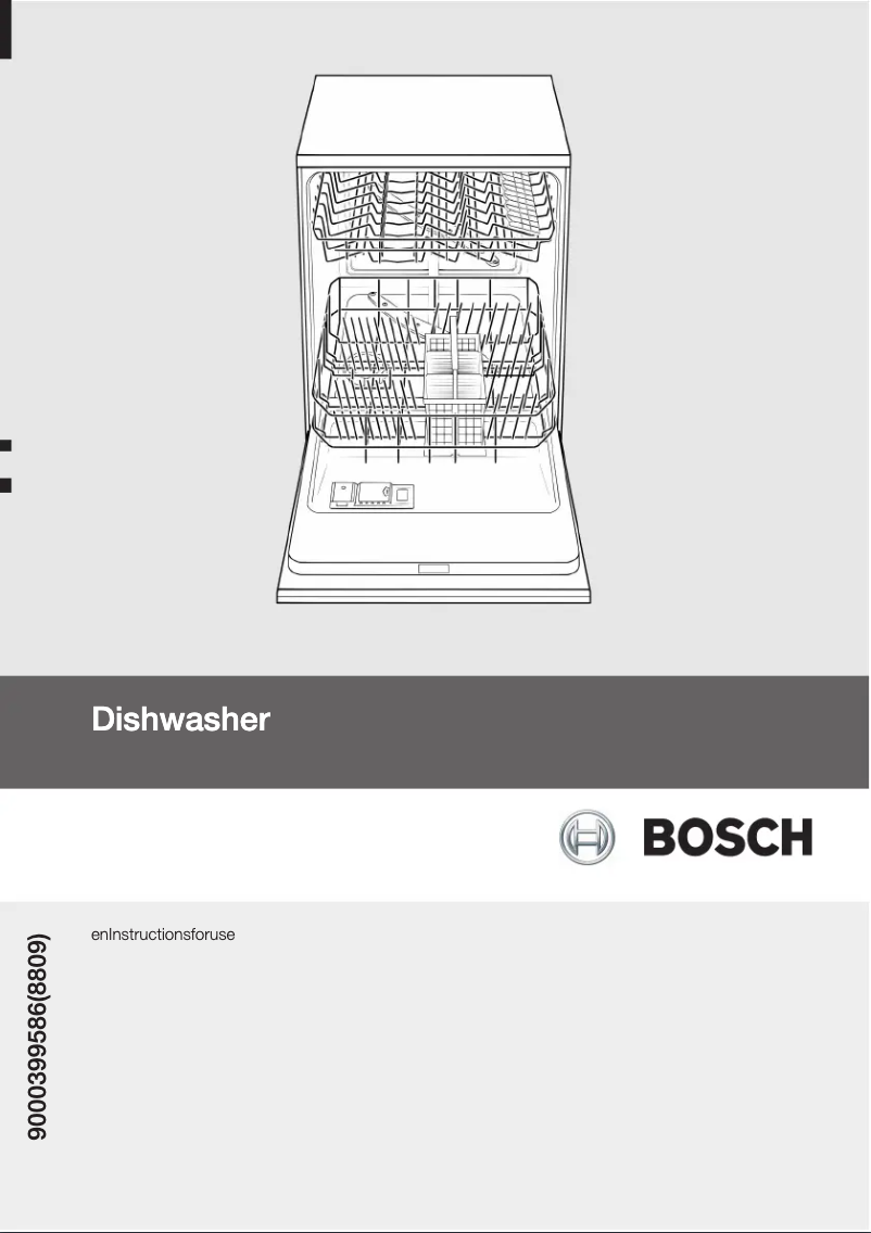 Page 1 de la notice Manuel utilisateur Bosch SGV 53E33