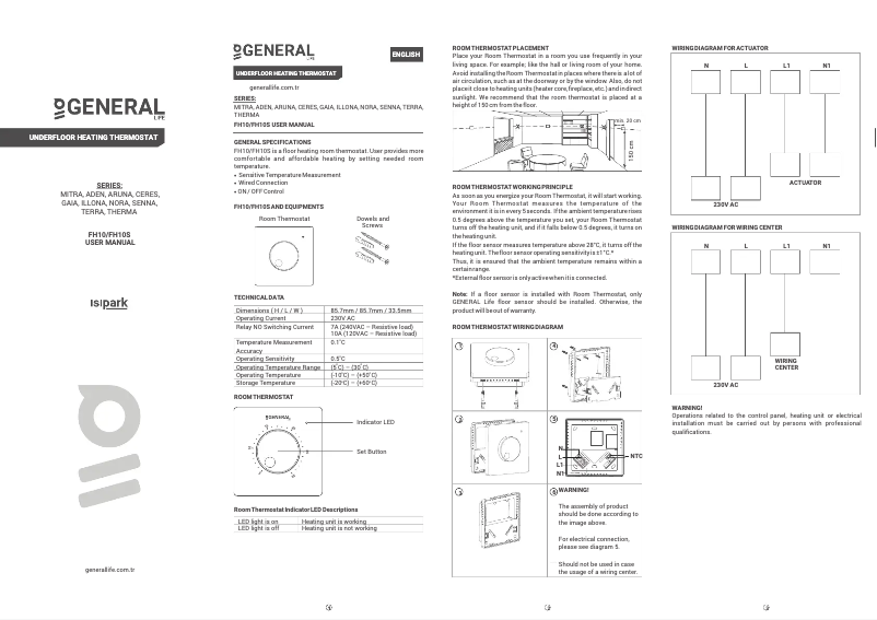Image de la première page du manuel de l'appareil FH10S