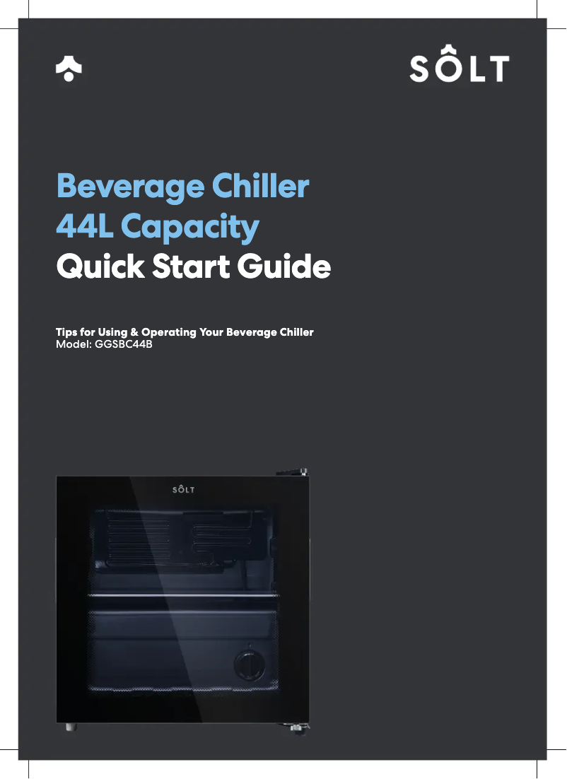 Image de la première page du manuel de l'appareil GGSBC44B