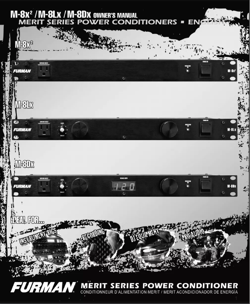 Image de la première page du manuel de l'appareil M-8x2