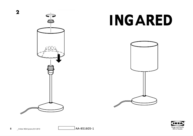 Image de la première page du manuel de l'appareil INGARED