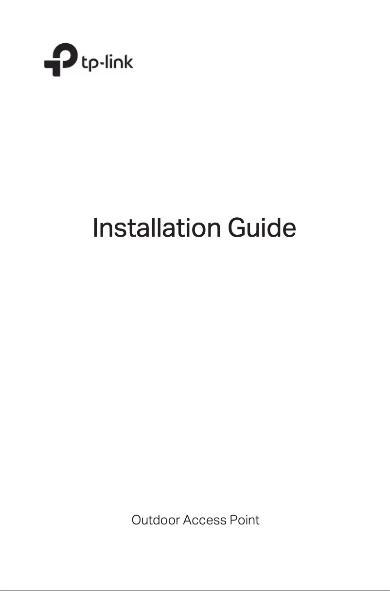 Page 1 de la notice Guide d'installation TP-Link CPE510