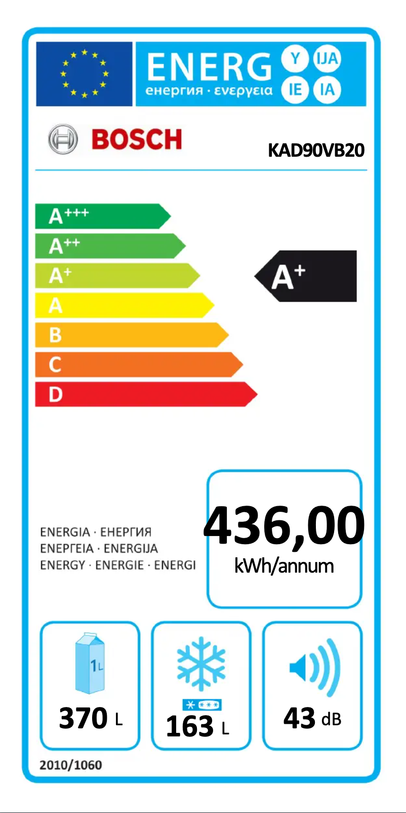 Image de la première page du manuel de l'appareil KAD90VB20