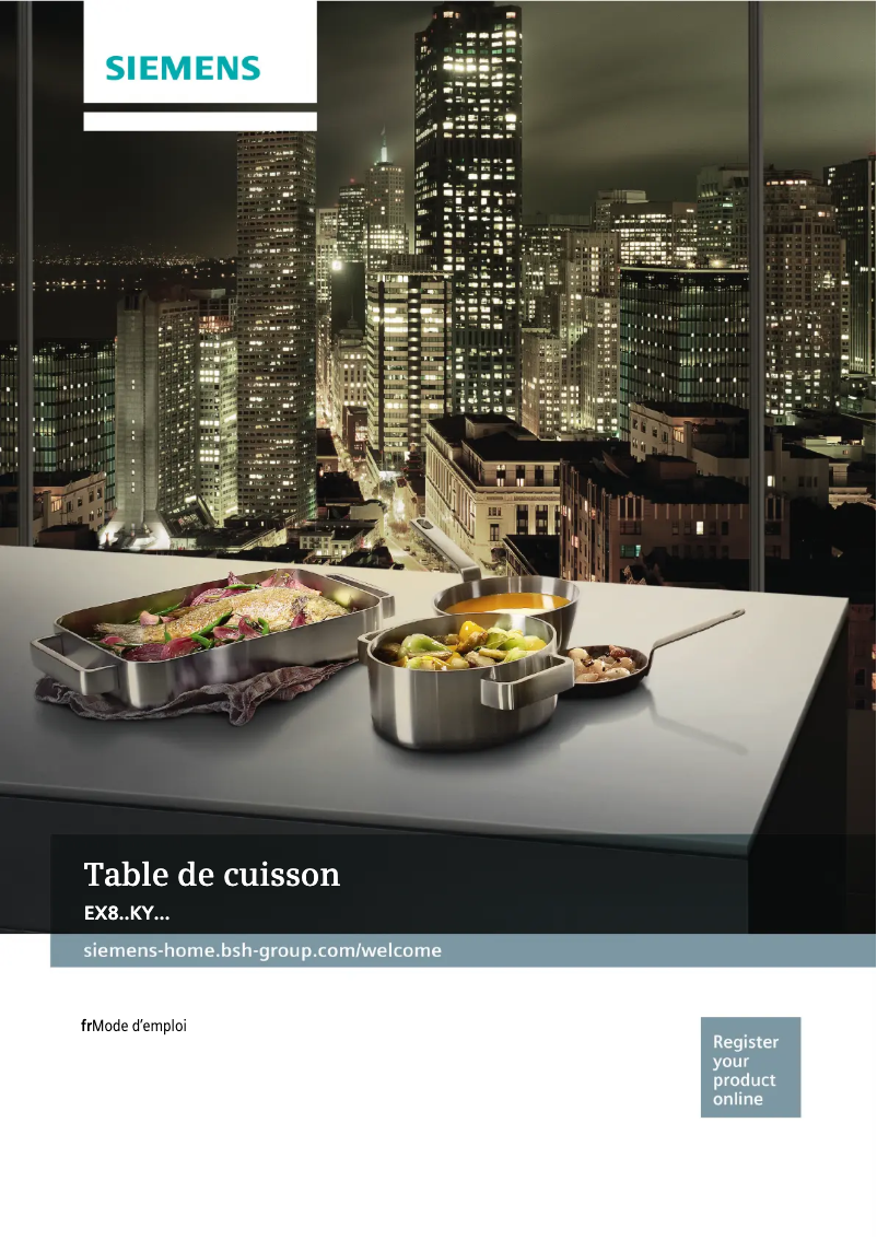 Image de la première page du manuel de l'appareil EX877KYX1E