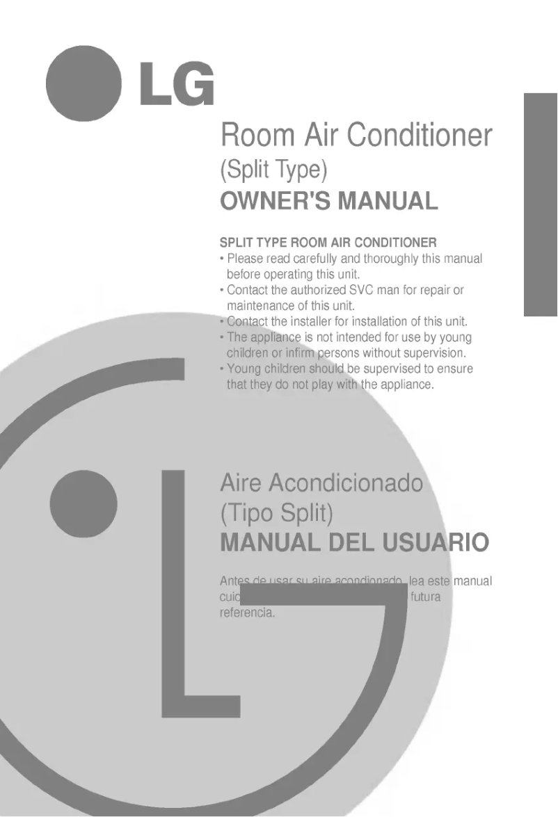 Page 1 de la notice Manuel utilisateur LG LS-C126RLA1