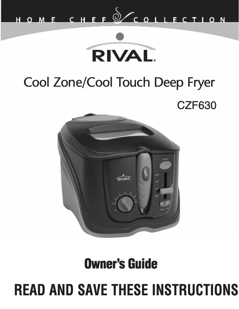 Page 1 de la notice Manuel utilisateur Rival CZF630