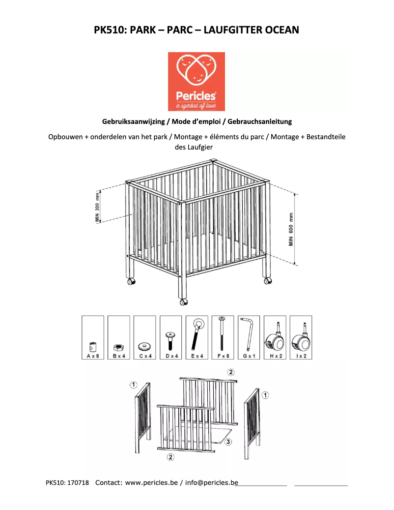 Página 1 del manual Manual de usuario Pericles Park Ocean