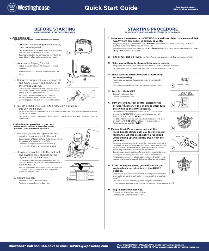 Image de la première page du manuel de l'appareil WH3700iXLTc
