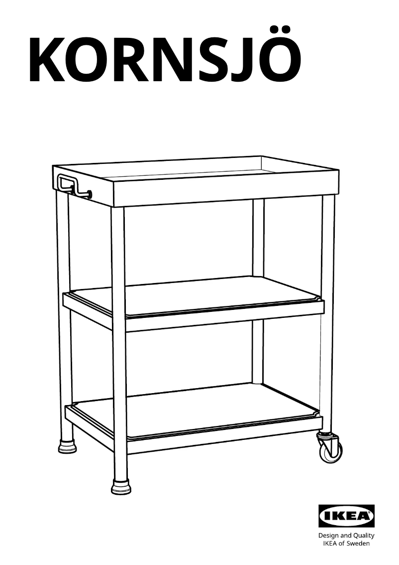 Page 1 de la notice Manuel utilisateur Ikea KORNSJÖ 804.715.72