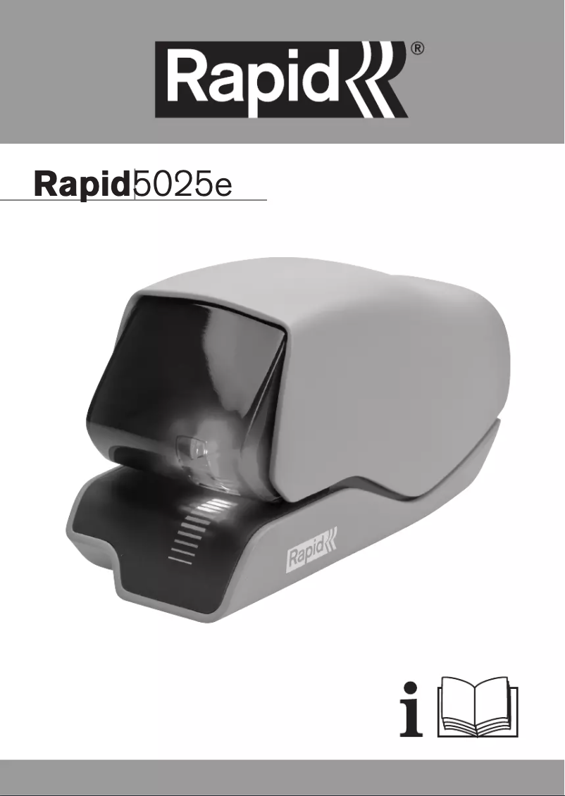 Page n°1 - Manuel utilisateur Rapid Supreme 5025e