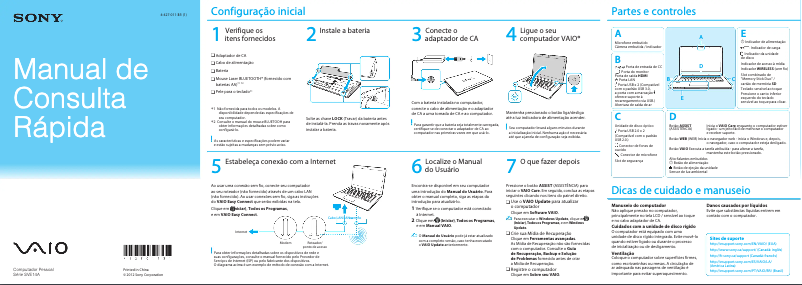 Página 1 del manual Manual de usuario Sony Vaio SVE14A16FBW