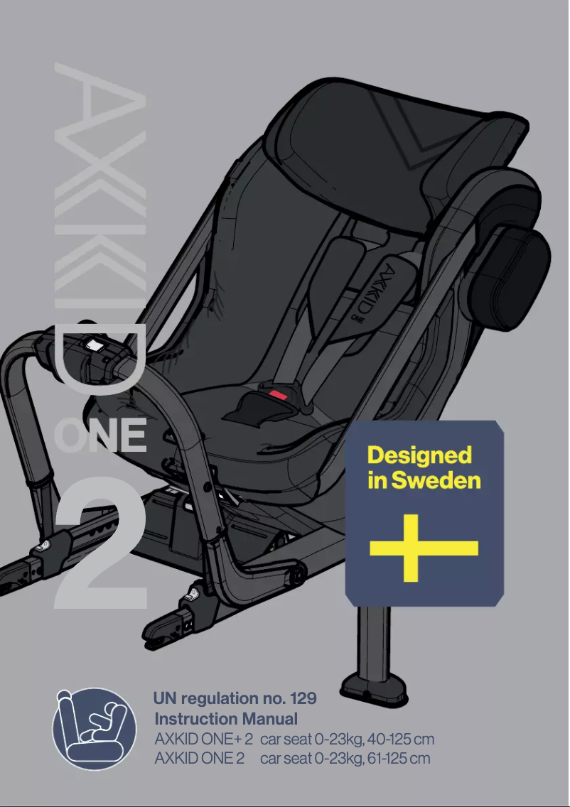 Page 1 de la notice Manuel utilisateur Axkid ONE+ 2