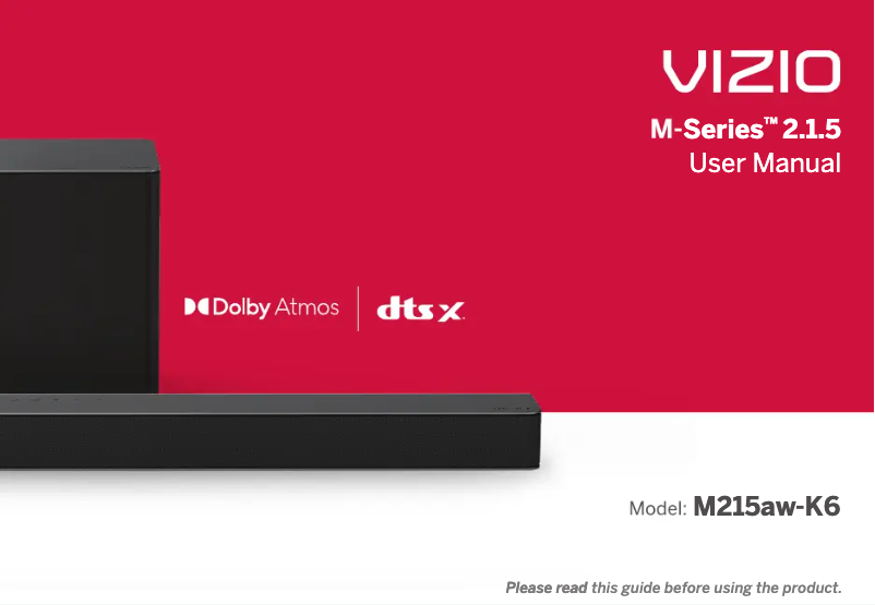 Image de la première page du manuel de l'appareil M215aw-K6