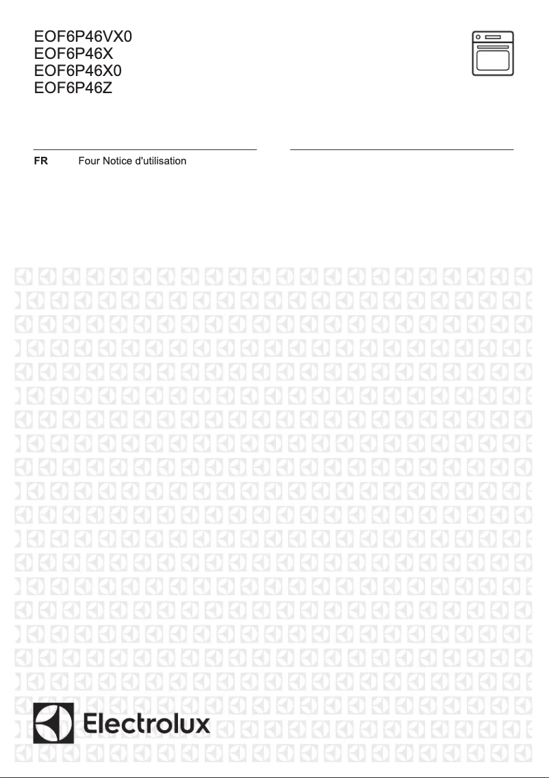 Page 1 de la notice Manuel utilisateur Electrolux EOF6P46X0