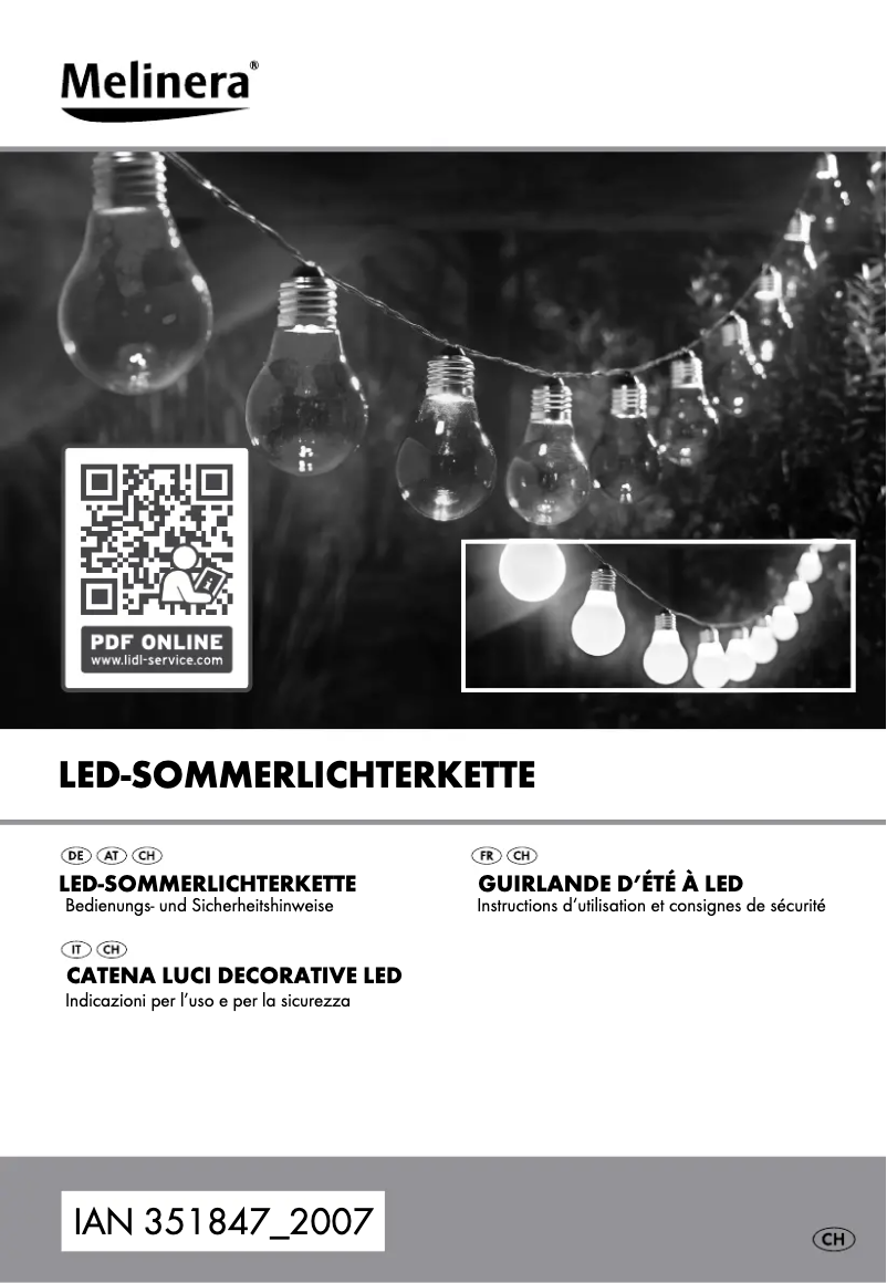 Page n°1 - Manuel utilisateur Melinera HG06008A