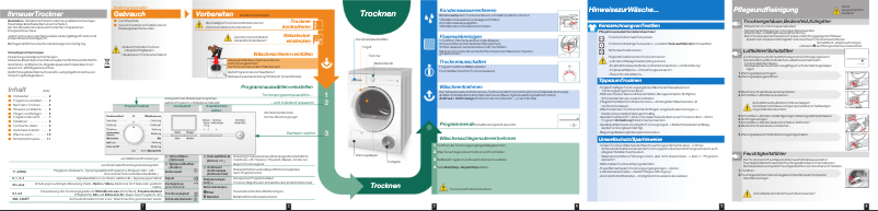 Page n°1 - Manuel utilisateur Siemens WT46S504
