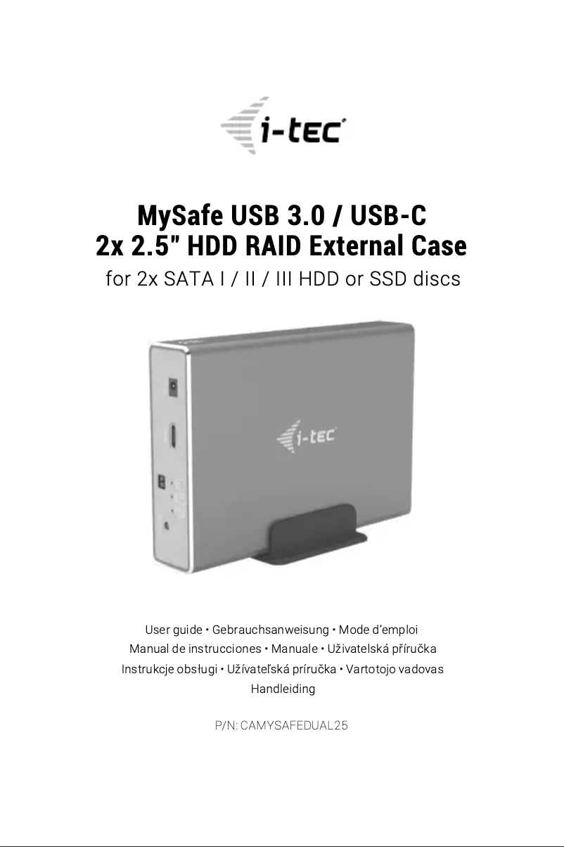 Página 1 del manual Manual de usuario i-TEC TB3CBL150CM