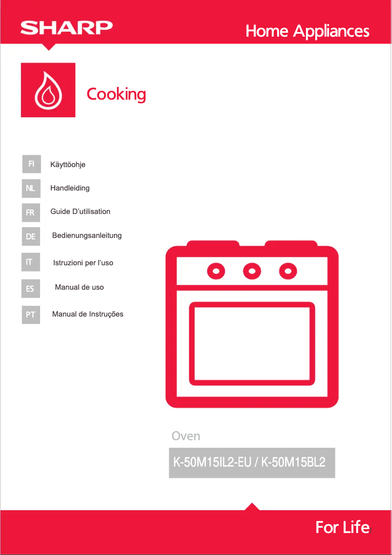 Page 1 de la notice Manuel utilisateur Sharp K-50M15BL2