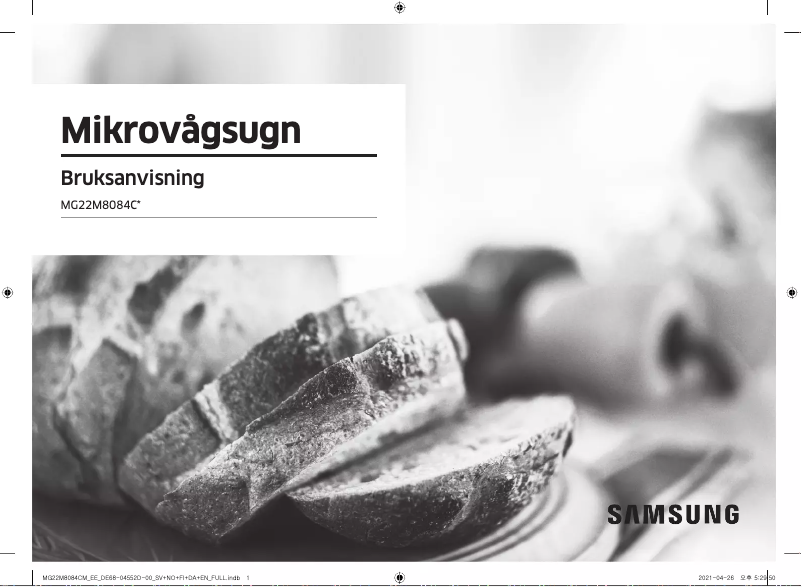 Image de la première page du manuel de l'appareil MG22M8084CM