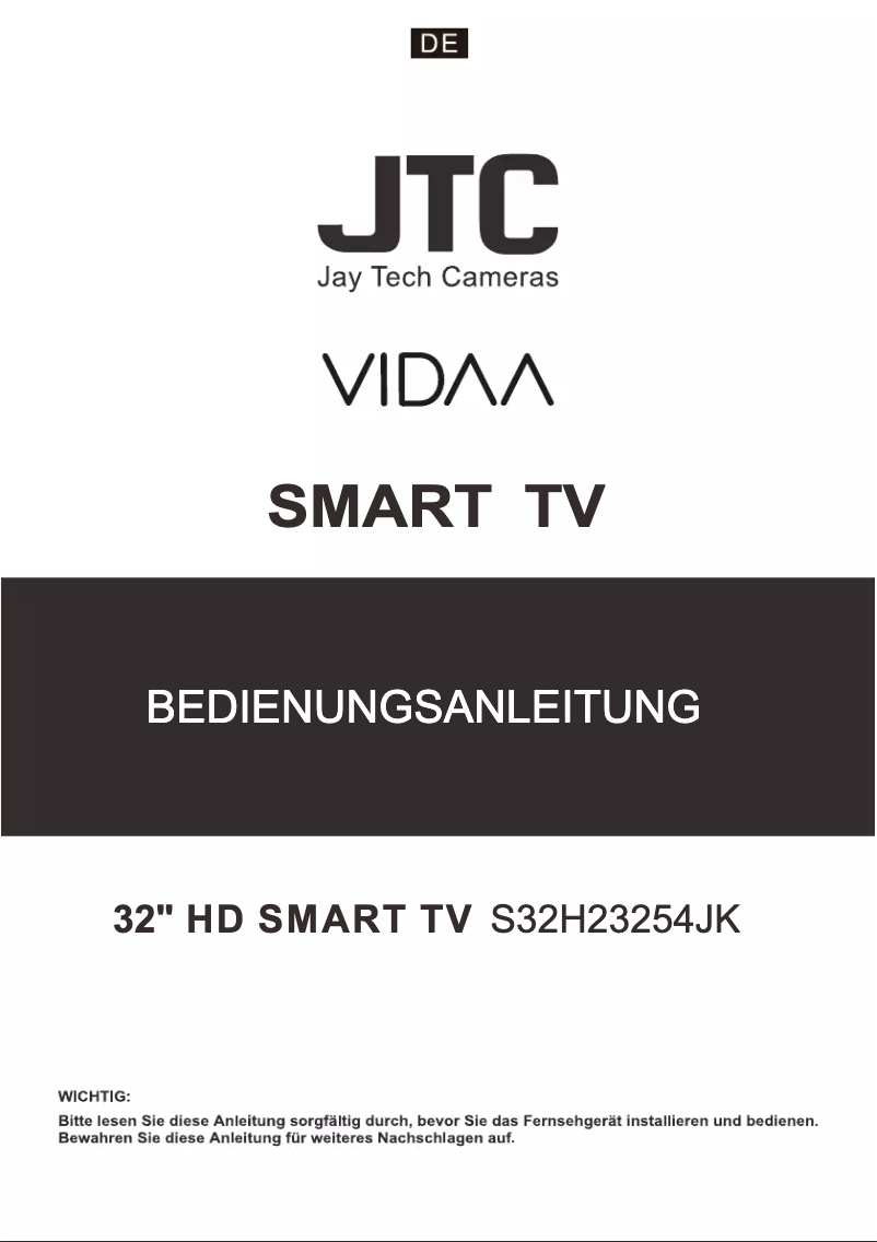 Page 1 de la notice Manuel utilisateur Jay-Tech S32H23254JK