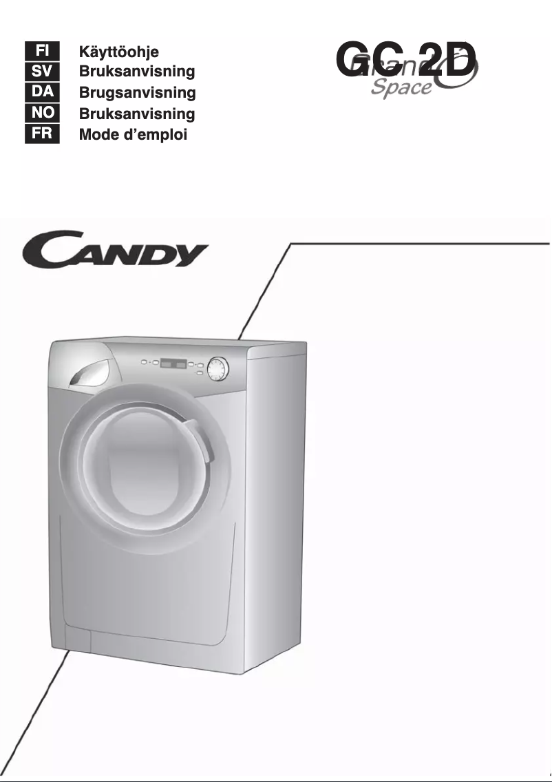 Página 1 del manual Manual de usuario Candy GS 1392D3/1-S