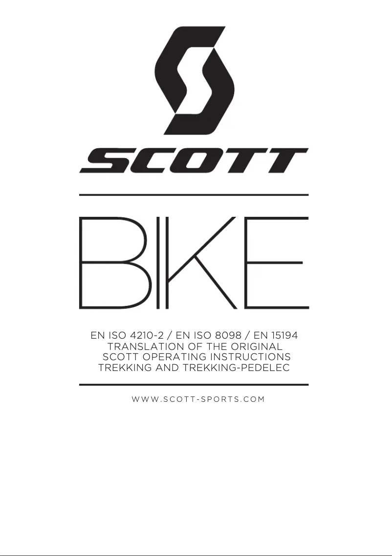 Page n°1 - Manuel utilisateur Scott Axis eRIDE FS 20