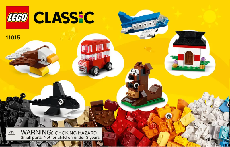 Page 1 de la notice Manuel utilisateur Lego Classic 11015