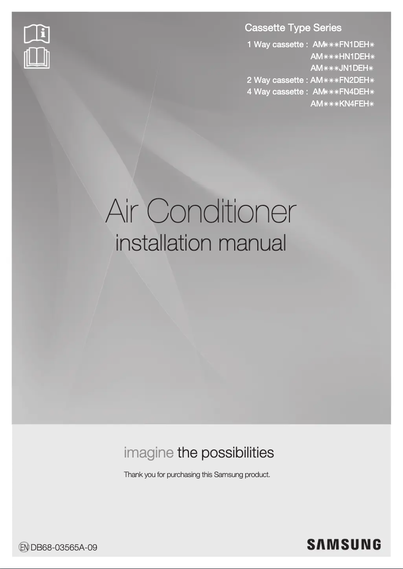 Página 1 del manual Guía de instalación Samsung AM022HN1DEH/EU