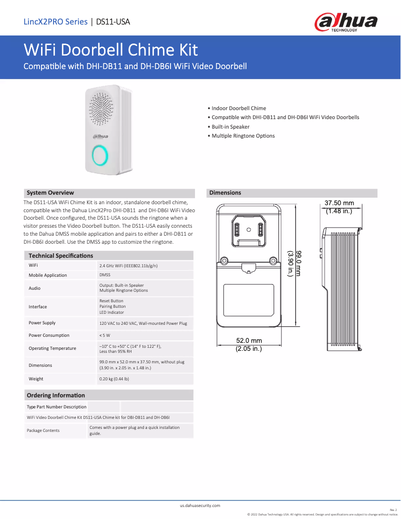 Image de la première page du manuel de l'appareil DS11