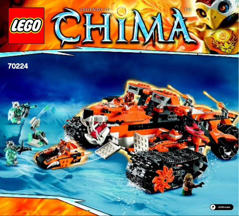 Page n°1 - Manuel utilisateur Lego Chima 70224