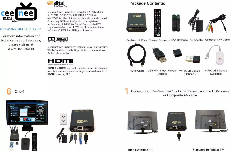 First page image of the manual for MiniPLUS