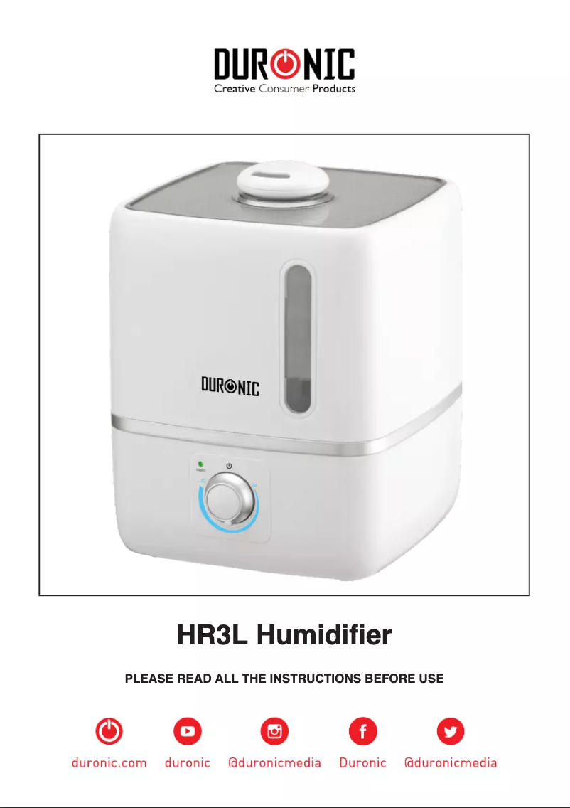 Image de la première page du manuel de l'appareil HR3L