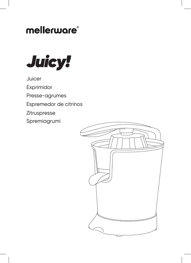 Image de la première page du manuel de l'appareil Juicy!