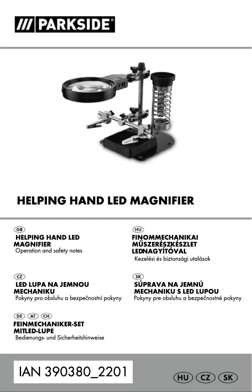 Image de la première page du manuel de l'appareil HG09501