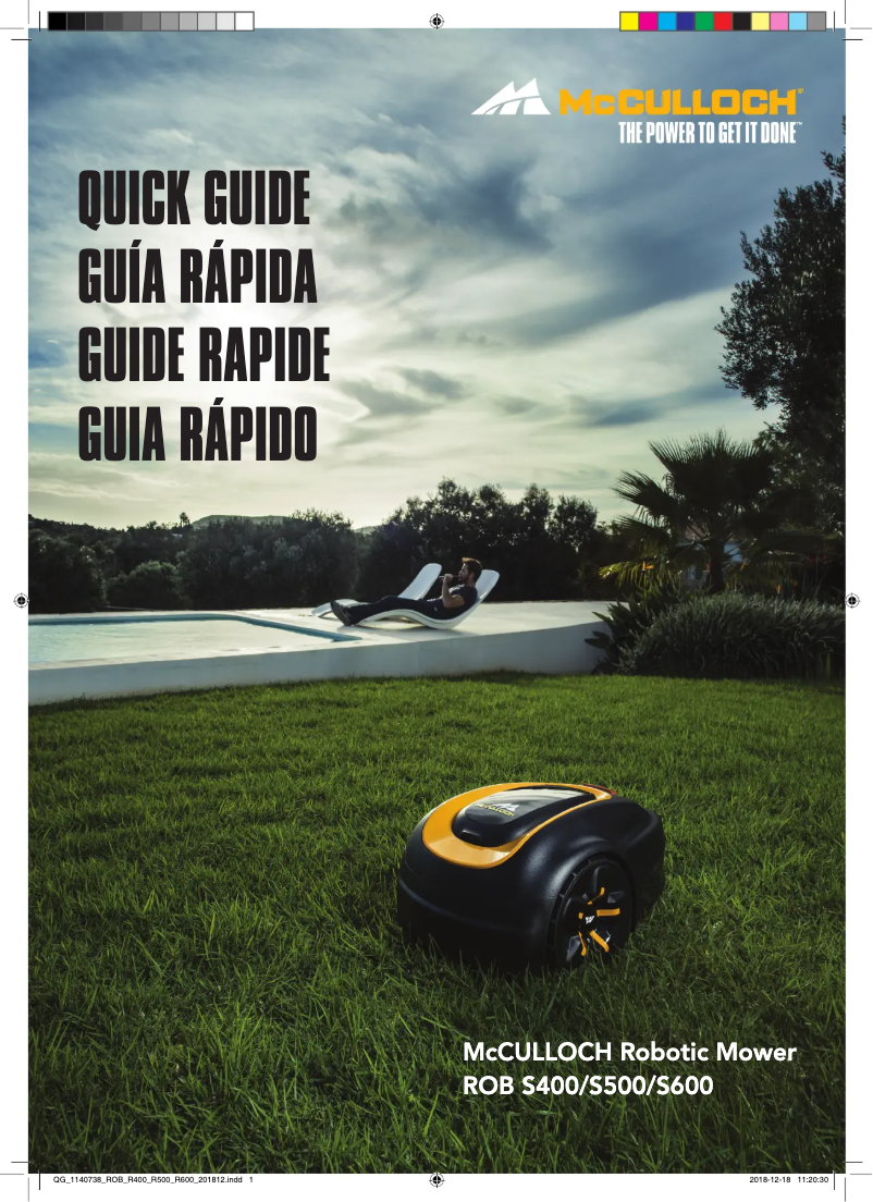Page 1 de la notice Manuel utilisateur McCulloch ROB S400